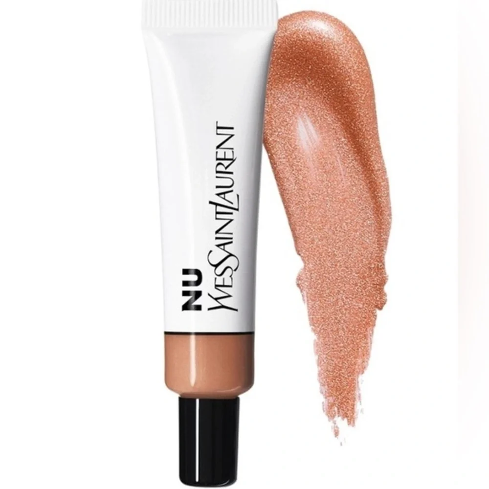 YSL Nu Halo Tint Highlighter Nu Bronze Skincare Makeup Hybrid Glow - New In Box